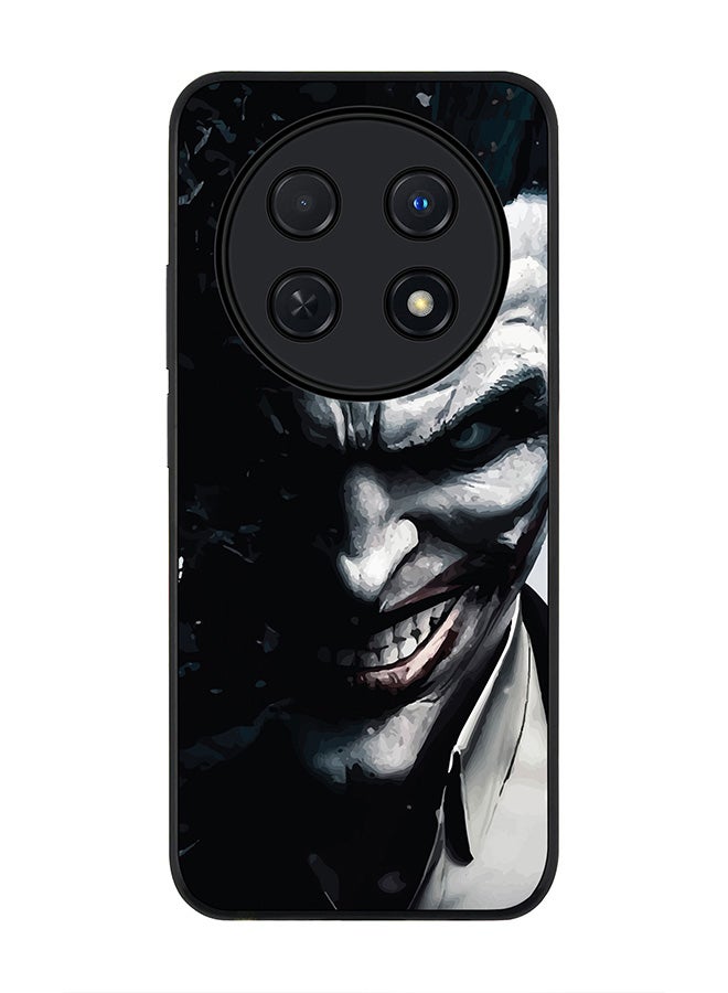 Stylizedd Rugged Black edge case for Huawei nova 12i 4G, Slim fit Soft Case Flexible Rubber Edges Anti Drop TPU Gel Thin Cover -  Arkham Joker - Image 1