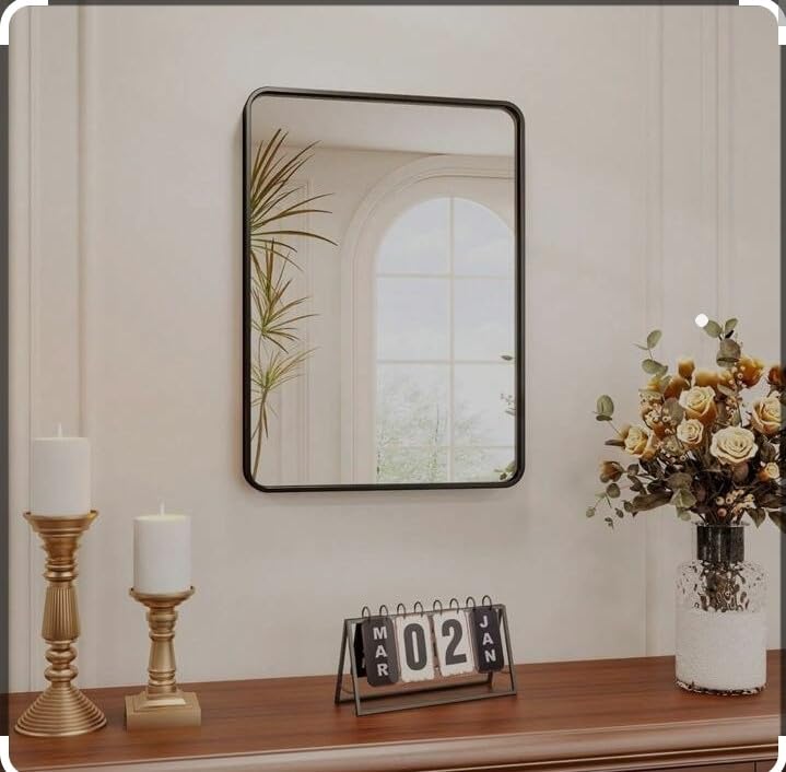 CDM Frameless 12x18 Inch Mirror – Polished Edge Wall Design – Great for Compact Bathrooms or Bedrooms – Clean, Modern Style Enhances Any Room Effortlessly - Image 5