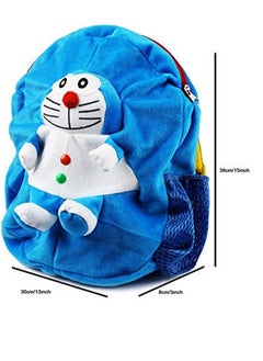 Blue Tree blue tree Cute Kids Backpack Toddler Bag Plush Animal Cartoon Mini Travel Bag for Baby Girl Boy 1-6 Years (Doremon)  - Image 4
