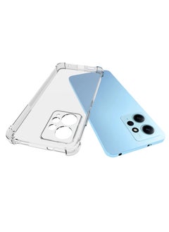 URBBKING غطاء حماية واقٍ لهاتف Xiaomi Redmi Note 12 4G شفاف  - Image 3