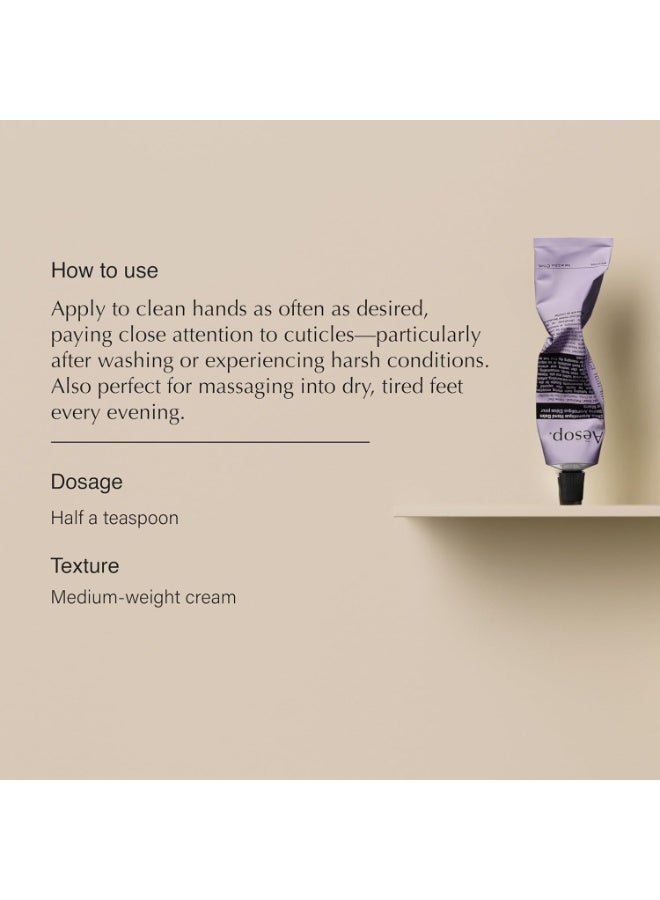 أيسوب بالم يد سفر أيسوب إيلوس العطري | زبدة الشيا وزيت جوز الهند لتغذية الأيدي الجافة والمتشققة | لوشن مصنوع من زيوت أساسية مهدئة للبشرة | 75 مل / 2.4 أونصة - Image 3