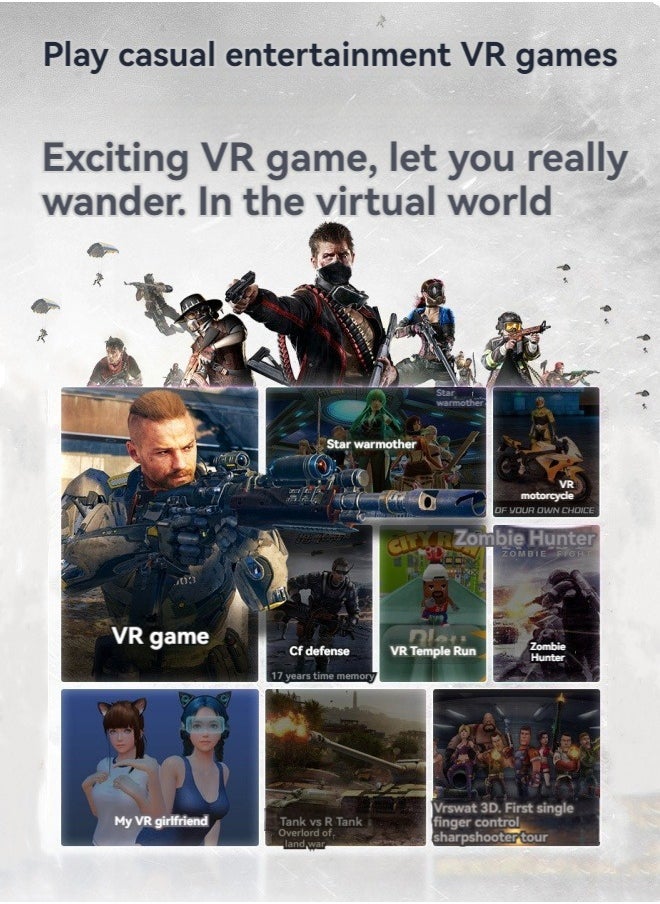 M MIAOYAN New ultra high definition vr glasses 3d virtual reality head-mounted VR glasses  - Image 3