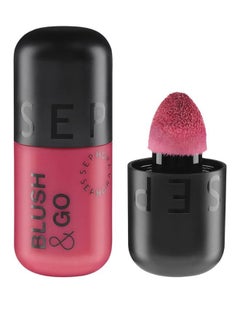SEPHORA SEPHORA COLLECTION Blush & Go Longwear Matte Liquid Blush – 2-in-1 Lip & Cheek Color – 06 On Fire - Spiced Pink Matte – 7ml  - Image 1