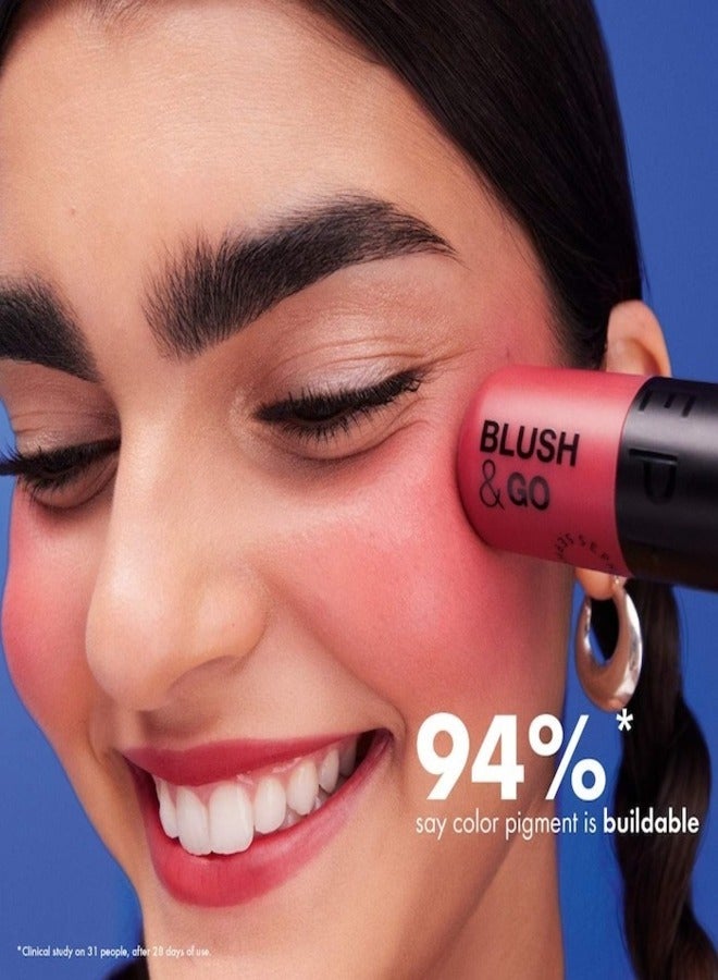 SEPHORA SEPHORA COLLECTION Blush & Go Longwear Matte Liquid Blush – 2-in-1 Lip & Cheek Color – 06 On Fire - Spiced Pink Matte – 7ml  - Image 4