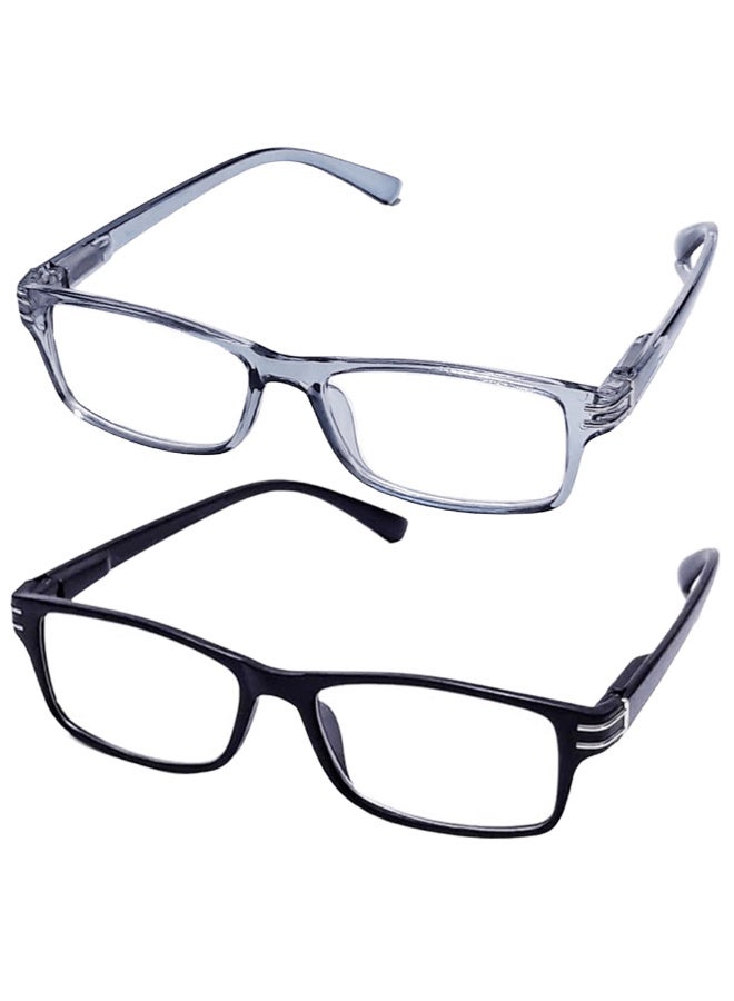 Two pairs of reading glasses for adults (men and women) - with case and original cleaning cloth - Image 1