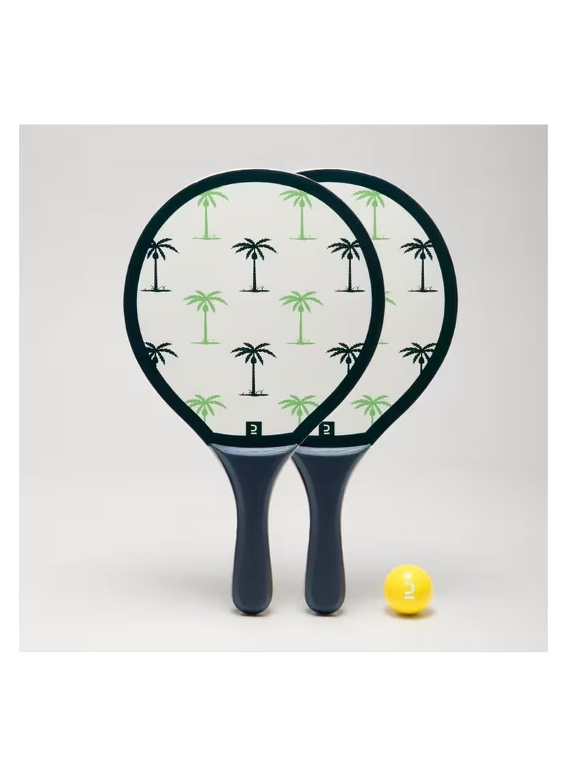 SANDEVER - Beach Woody Tennis Racket Set - Image 1