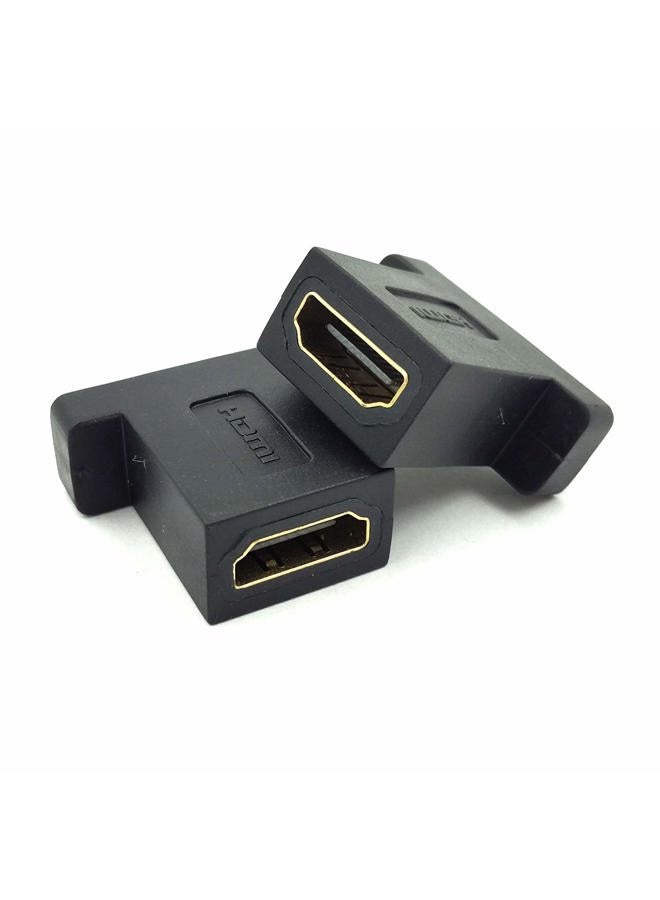 Haokiang HDMI Coupler Adapter, (2-Pack) HDMI Female to Female Insert Keystone Panels Wall Plate Connectors Coupler Adapter (Black HDMI F/F) - Image 3