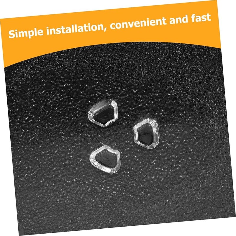 IMIKEYA لوح دوار زجاجي للميكروويف مقاس 10 بوصة 255 مم بديل عالمي آمن في غسالة الصحون - Image 4