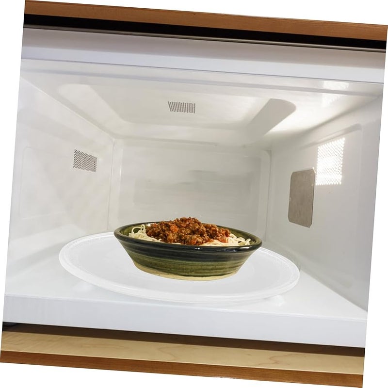 IMIKEYA لوح دوار زجاجي للميكروويف مقاس 10 بوصة 255 مم بديل عالمي آمن في غسالة الصحون - Image 5