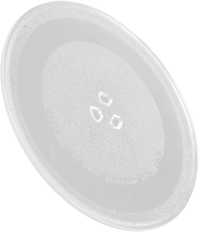 IMIKEYA لوح دوار زجاجي للميكروويف مقاس 10 بوصة 255 مم بديل عالمي آمن في غسالة الصحون - Image 2