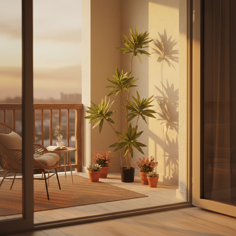 شاربدو الزنابق الاصطناعي والخيزران بونساي، 120 سم الطول، الراقية الخفيفة الفاخرة غرفة المعيشة الداخلية النبات الاصطناعي الأخضر الزخرفة الاصطناعية كبيرة الزخرفة الاصطناعية بونساي. - Image 5