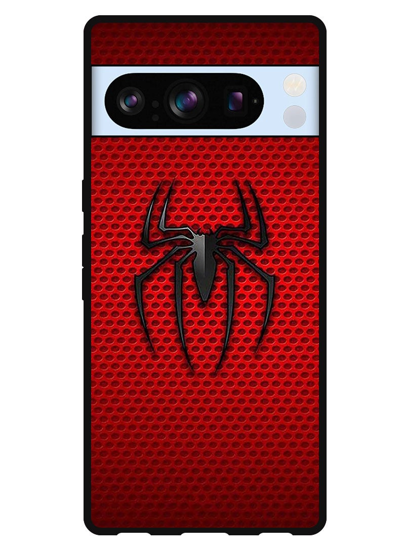 Theodor Protective Case Anti Scratch Shock Proof Bumper Cover For Google Pixel 8 Pro Red Spiderman Logo - Image 1