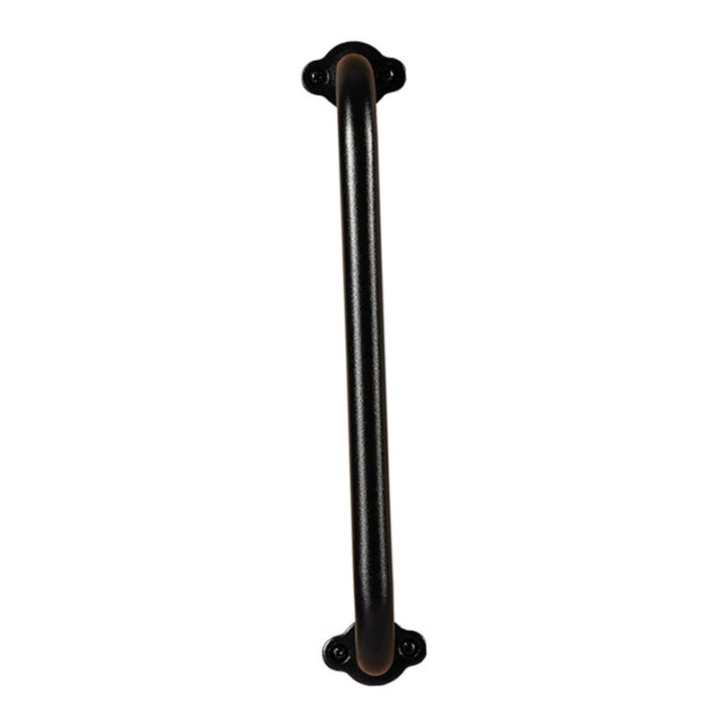 Carbon Steel Sliding Barn Door Handle Classic Minimalist Garage Door Pull With Screws 1 Set - Image 2