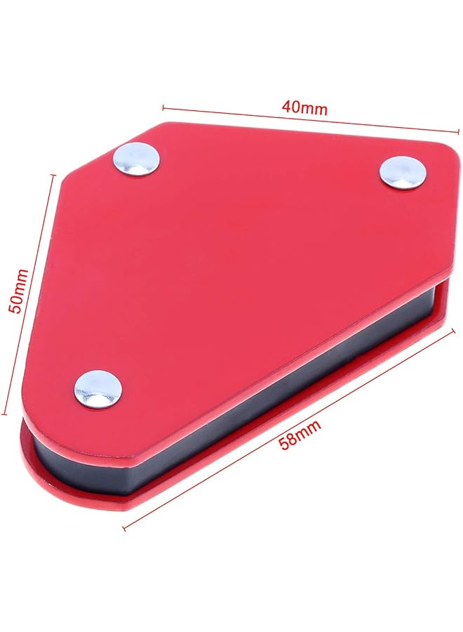 erorex 4Pcs Triangle Welding Positioner 9Lb Magnetic Welding Holder Strength Strong Fixed Angle Soldering Locator Clamps Tools 45° 90° 135°Angle Magnet For Welding Soldering - Image 2