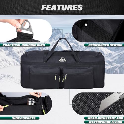 Gilbins Camp 1800 Denier Heavy Duty Soft Trunk With Shoulder Strap (Without Embroidery, 52"x18"x20" 18,720 Cu. Inch.) - Image 5