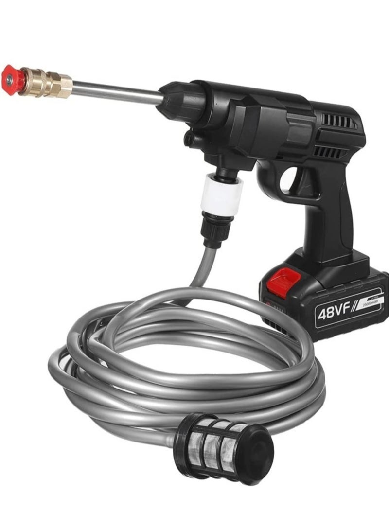 48 V Wireless High Pressure Car Wash Water Gun Portable High Pressure Washer Washing Auto Spray Garden Tool - Image 3