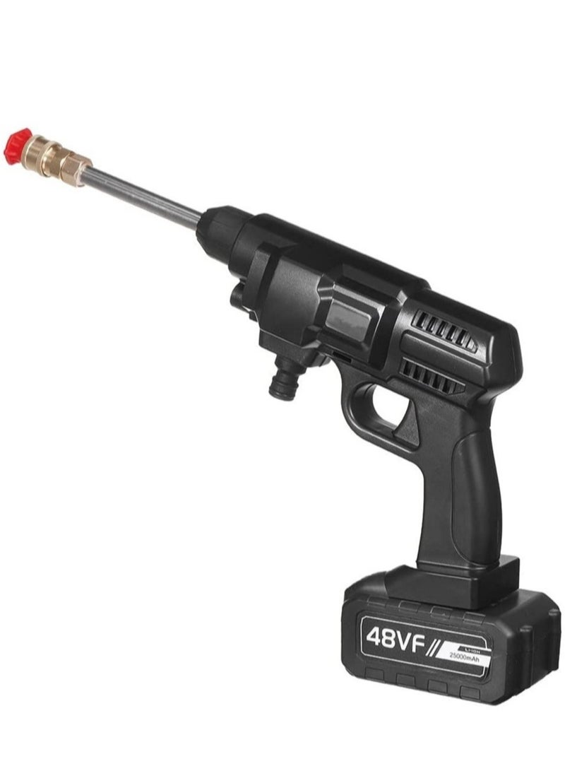 48 V Wireless High Pressure Car Wash Water Gun Portable High Pressure Washer Washing Auto Spray Garden Tool - Image 1