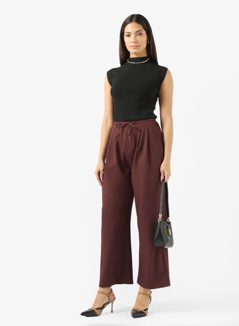 ELLA High Waist Wide Leg Trouser - Image 2