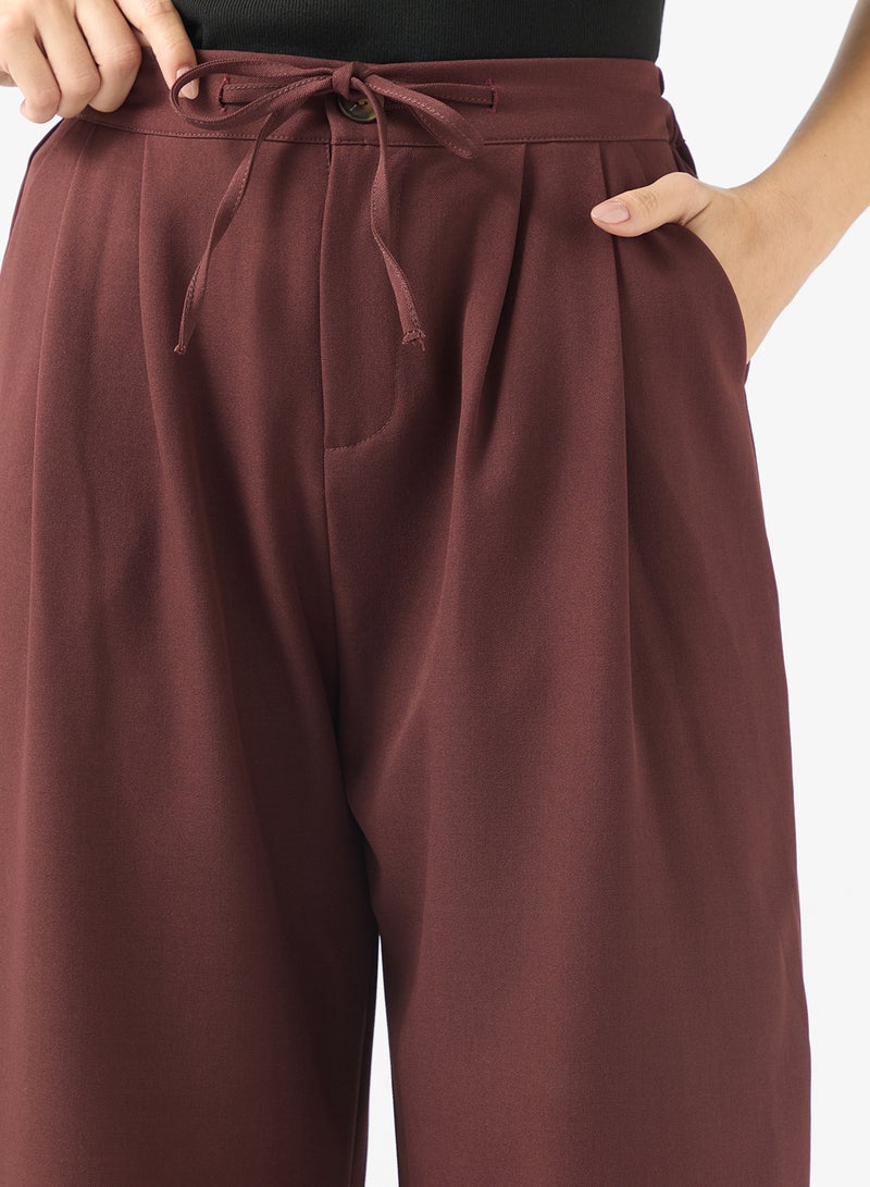 ELLA High Waist Wide Leg Trouser - Image 4