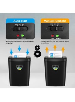 LY Paper Shredder,12-Sheet Cross Cut with 6.6-Gallon Basket, High Security Level P-4,3-Mode Design Shred Card/CD/Staple/Clip,Heavy Duty Shredder,Jam Proof System for Office  - Image 5