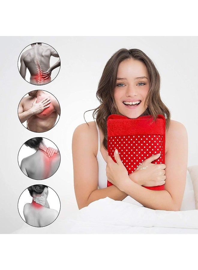 MUCH-MORE MUCH-MORE® Heating Bag, Hot Water Bags for Pain Relief, Pad Heat Pouch Hot Water Bottle Bag, Electric Hot Water Bag, Heating Pad with Gel  - Image 4