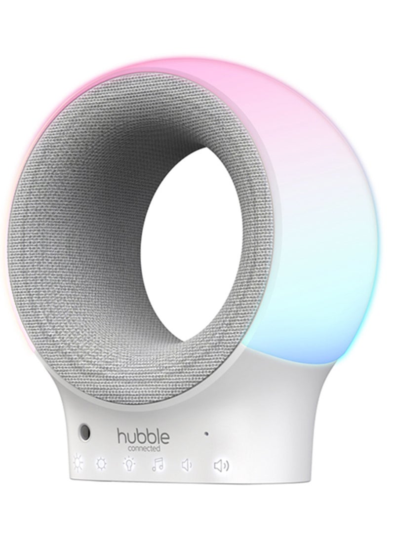 hubble connected Eclipse Smart Wi-Fi Audio Baby Monitor and Soother with 7 Colour Night Light, Sleep Trainer, Preloaded Lullabies and Bluetooth Speaker  - Image 1