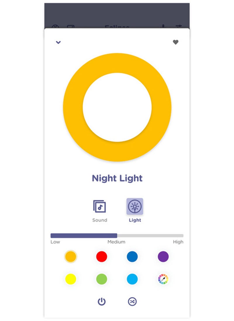 hubble connected Eclipse Smart Wi-Fi Audio Baby Monitor and Soother with 7 Colour Night Light, Sleep Trainer, Preloaded Lullabies and Bluetooth Speaker  - Image 3