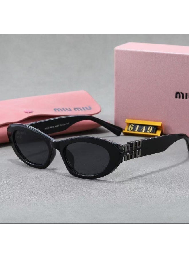 Miu Miu Italian Designer Luxury Retro Style Polarized Cycling Sunglasses For Ladies - Image 1