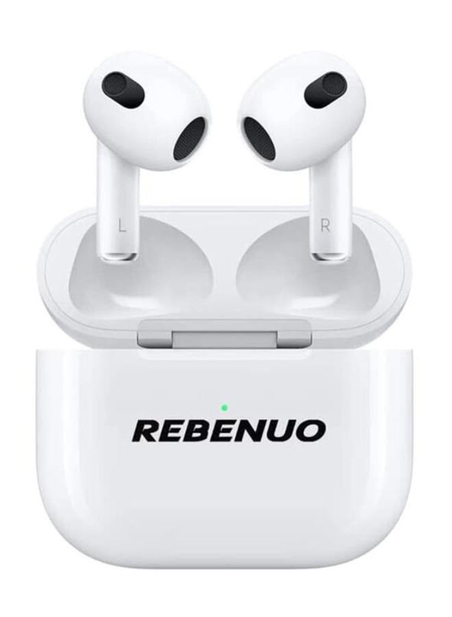 ريبنيو سماعات أذن بلوتوث لاسلكية حقيقية مع شحن لاسلكي (أبيض موديل RCP60 - Image 1