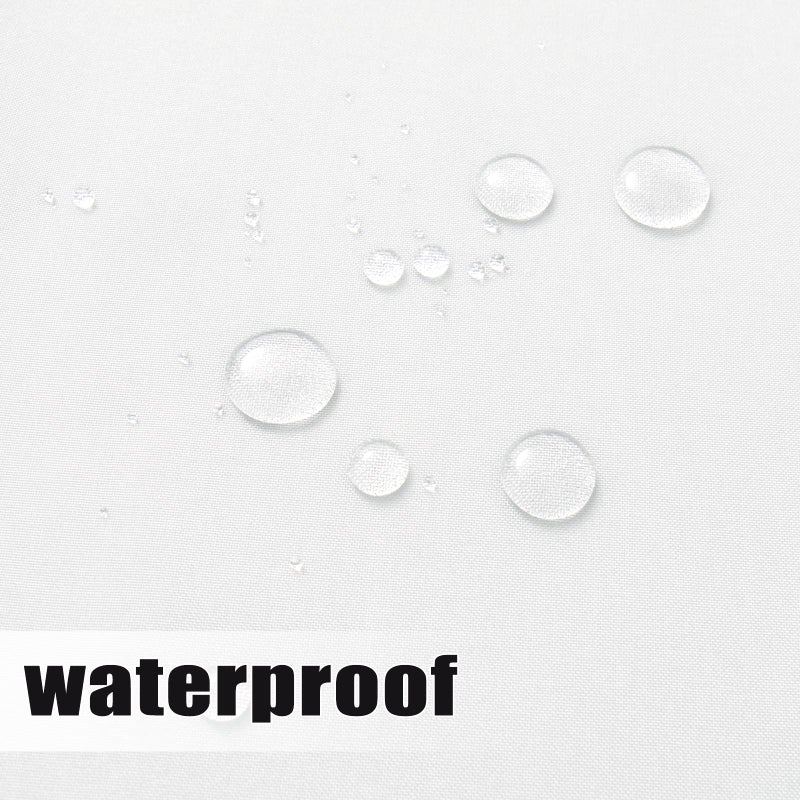 Easy-Going Outdoor Curtains Waterproof Windproof Weatherproof Curtain for Patio, Cabana, Porch, Pergola and Gazebo, Grommet Top and Tab Bottom Drape, 1panel, 54x84 inch, White - Image 5