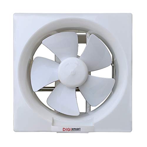 DIGISMART Exhaust Fan 1400 Rpm Ventilation High Effciency Quiet Design for Bathrooms, Kitchens & Workshop White Comes With 1 Year Warranty (8 Inch) - Image 1