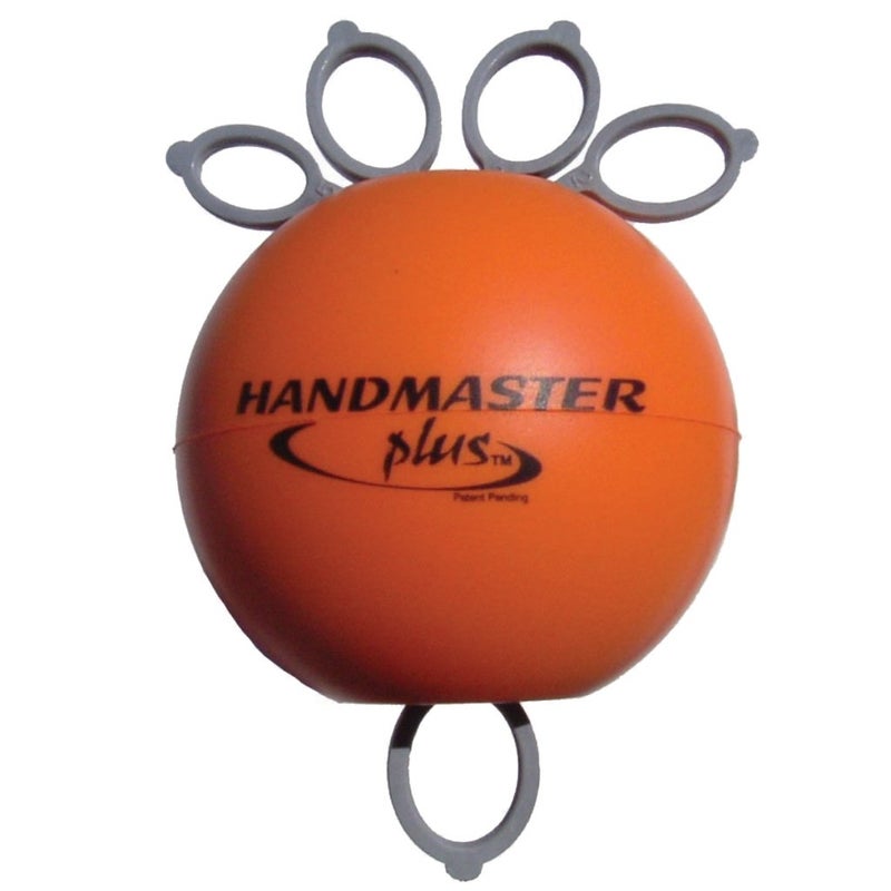 Handmaster Plus Physical Therapy Hand Exerciser - Forearm Exerciser with Stress Relief Ball - Hand Therapy Balls for Exercise, Training - Finger Exerciser & Strengthener - Firm Tension, Orange - Image 1