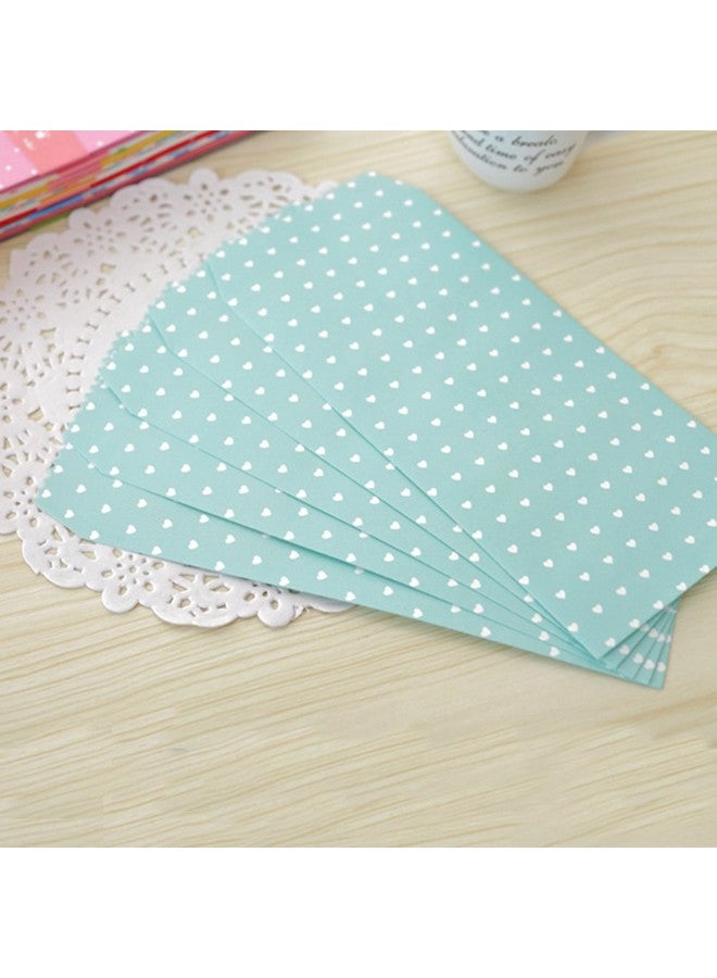 SCStyle 50 Pack Colored Envelopes 3.35 X 6.89 Inches 10 Unique Design Cute Coin Invitation Gift Card Postcard Colorful Envelopes  - Image 3
