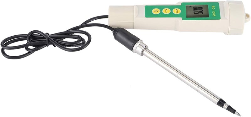 Fydun Fydun EC3185 Portable Soil ECTDSCF Tester Salinity Meter for Agricultural Horticultural Planting EC3185 Portable Soil ECTDSCF for Family - Image 4