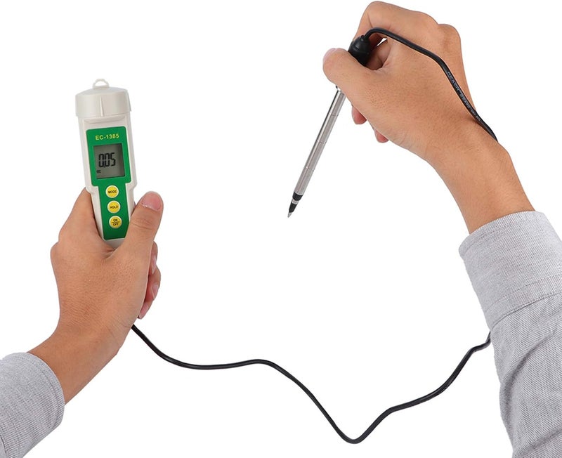 Fydun Fydun EC3185 Portable Soil ECTDSCF Tester Salinity Meter for Agricultural Horticultural Planting EC3185 Portable Soil ECTDSCF for Family - Image 5