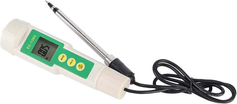 Fydun Fydun EC3185 Portable Soil ECTDSCF Tester Salinity Meter for Agricultural Horticultural Planting EC3185 Portable Soil ECTDSCF for Family - Image 1