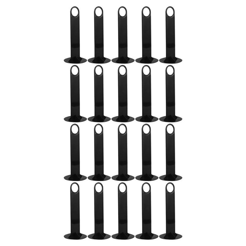 20 Pcs Black Soccer Cone Holder Stand Football Training Equipment Sturdy Plastic Marker Organizer - Image 2