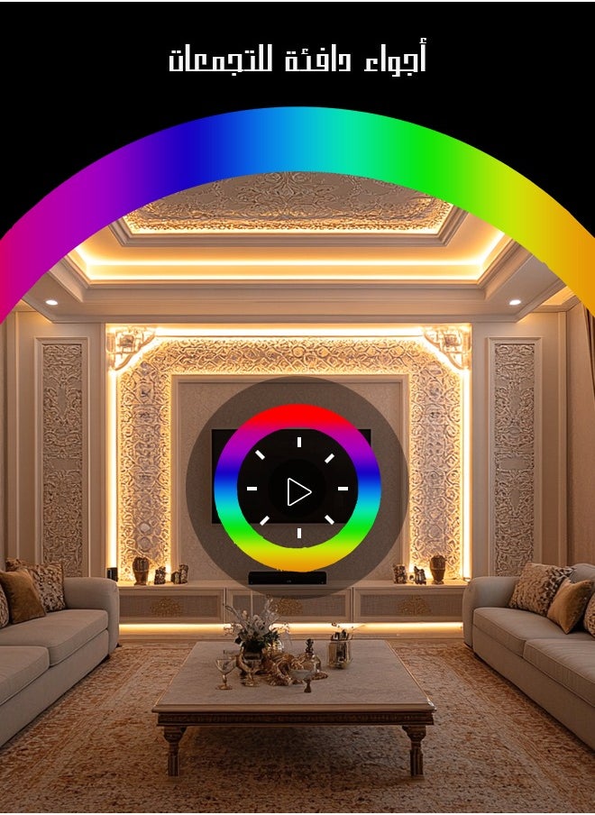 Litus - LED Light Strip RGB with Remote Control, USB Powered,Waterproof, Ideal for TV Backlighting, Gaming Room, Bedroom, and Indoor Decor – Available in Lengths 2m, 3m, 5m, and 10m. - Image 1