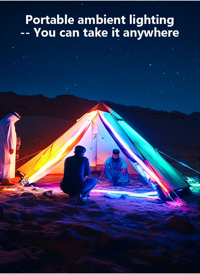 Litus - LED Light Strip RGB with Remote Control, USB Powered,Waterproof, Ideal for TV Backlighting, Gaming Room, Bedroom, and Indoor Decor – Available in Lengths 2m, 3m, 5m, and 10m. - Image 1