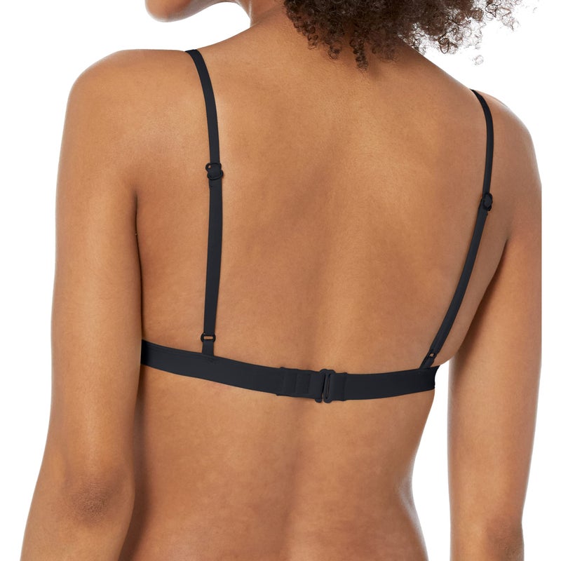 Roxy Women's Bikini Top â€“ UPF 50+, Quick-Dry, Removable Pads, Swimsuit Top, Surf & Beachwear, Anthracite, X-Small - Image 2