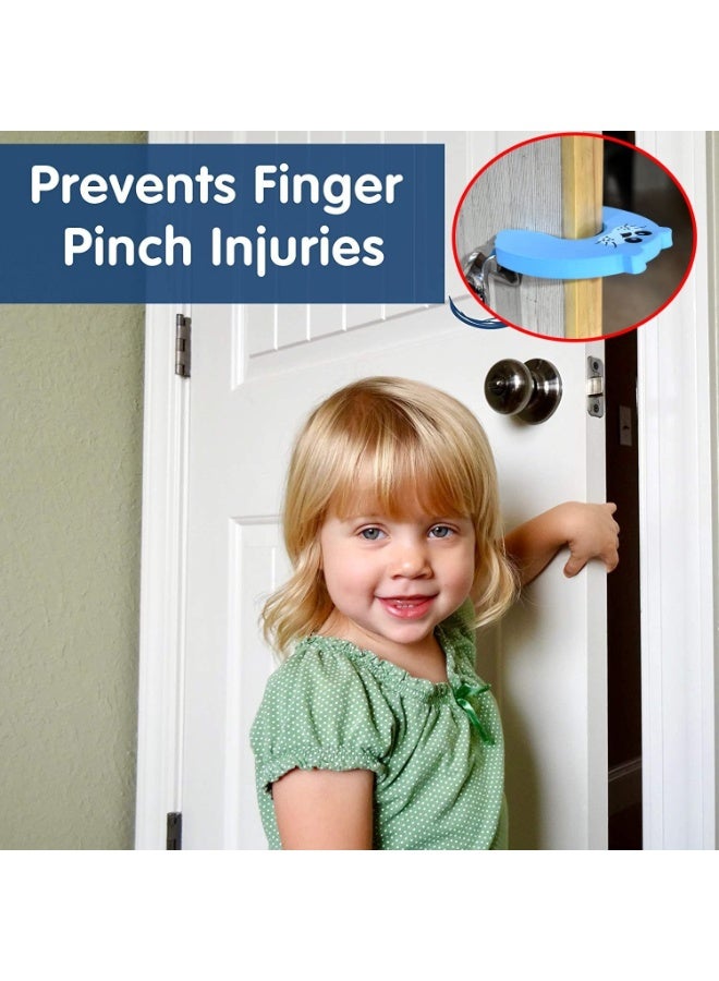 DumaSafe Child Safety U Shaped Blue Cat Finger Pinch Guard 2 Pcs - Image 5
