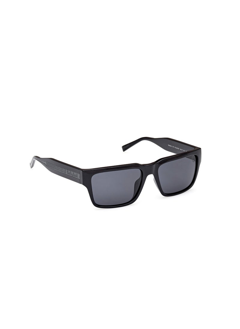 Timberland Men's Polarized Square Sunglasses - TB9336-H01D56 - Lens Size: 56 Mm  - Image 3