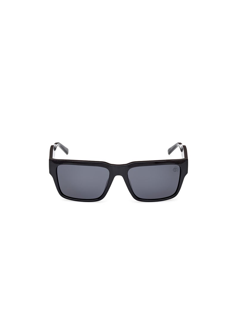 Timberland Men's Polarized Square Sunglasses - TB9336-H01D56 - Lens Size: 56 Mm  - Image 2