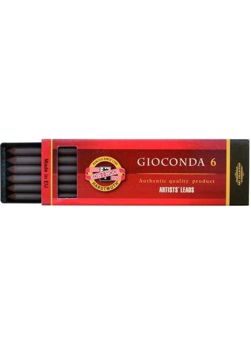 KOH-I-NOOR Koh-I Noor 5.6 mm Portmin Tip Dark Brown Sepia Box of 6 
