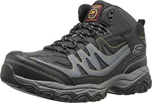 Skechers for Work Men's Holdredge Rebem Work Boot,Black/Charcoal,9.5 M US - Image 1