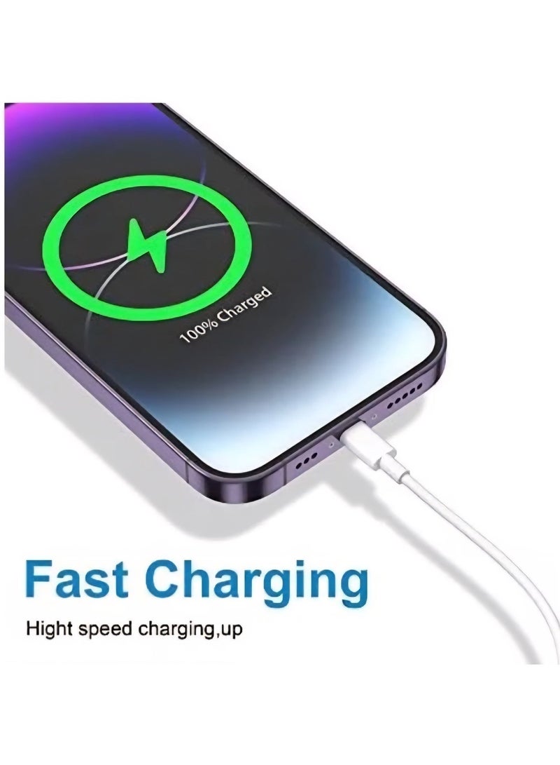 تيتاس كابل شحن سريع USB-C (2 متر) عالي السرعة لنقل البيانات والشحن من النوع C إلى النوع C بتقنية PD، سلك مضفر متين للهواتف الذكية والأجهزة اللوحية وأجهزة الكمبيوتر المحمولة وأجهزة MacBook وiPad وأجهزة Samsung وHuawei وغيرها - Image 5