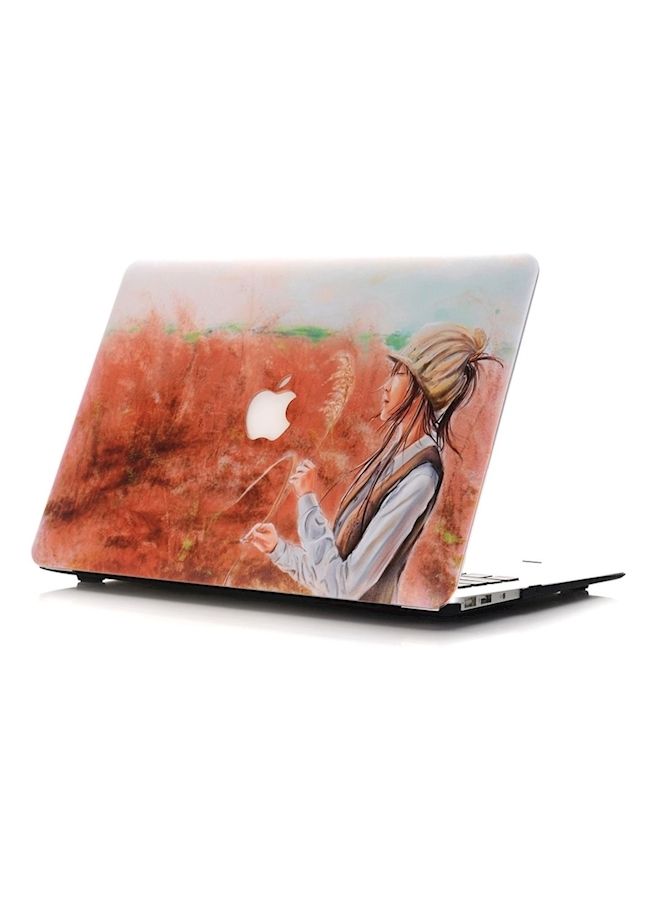 NIBEMINENT Girl Image Printed Hard Protector Skin Case Cover For Apple Macbook Air 13/13.3 Inch Multicolour - Image 1
