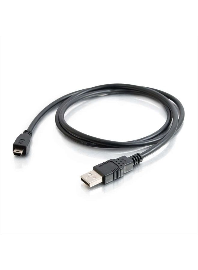 C2G Legrand - C2G Mini USB 2.0 Cable, USB A to B Cable, Black Data Transfer Cable, 1 Meter (3.28 Feet) C2G USB Cable, 1 Count, C2G 27329 - Image 2