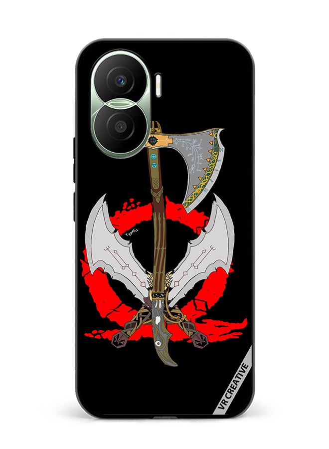 VR CREATIVE Protective Case Cover For Honor Play7T Pro God Of War Weapons Design Multicolour - Image 1