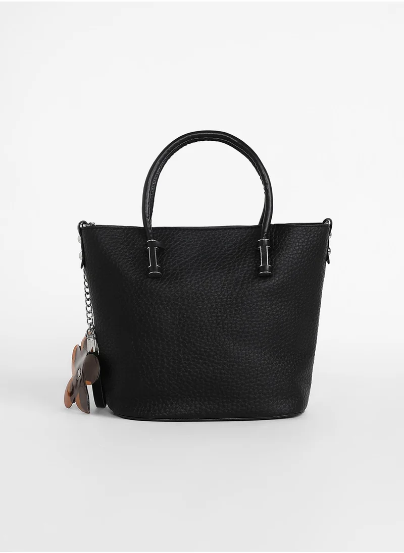 Haute Sauce The Basket Hand Bag - Midnight Black